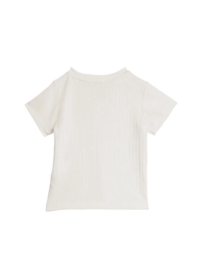 adidas Originals REGULAR WIDE RIB SHORT T-SHIRT SET